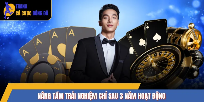 Nâng tầm trải nghiệm chỉ sau 3 năm hoạt động